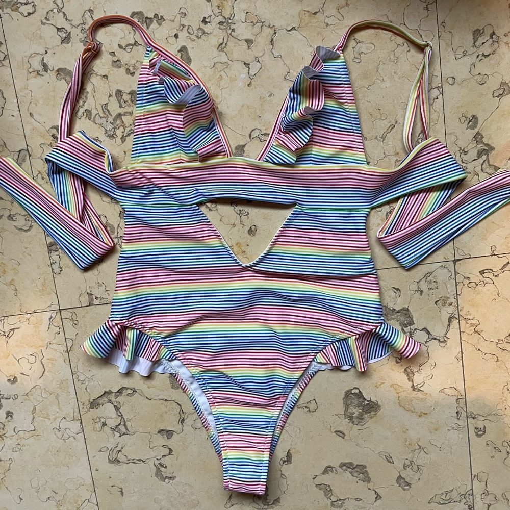 Kai Lani rainbow one-piece